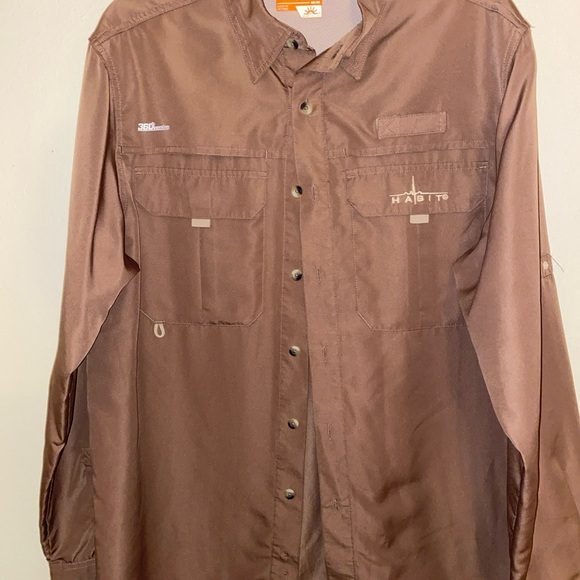 Habit Men's Tan Shirt Jacket - Picture 1 of 3